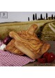2 x Kräuter Schneidebretter aus Olivenholz  für Zwiebeln, Tomaten, etc rechteckig und mit Griff