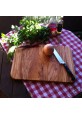 Frühstücksbrett Olivenholz Set, 2 Teile