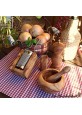 Pesto Set aus Olivenholz