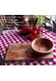 Service de pièces en bois d’olivier pour petit déjeuner