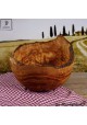 Grand saladier, bord de bol naturel